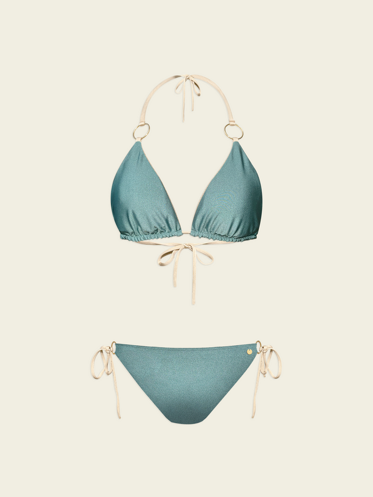 Bae and Bluff Reversible Bikini Set Blue