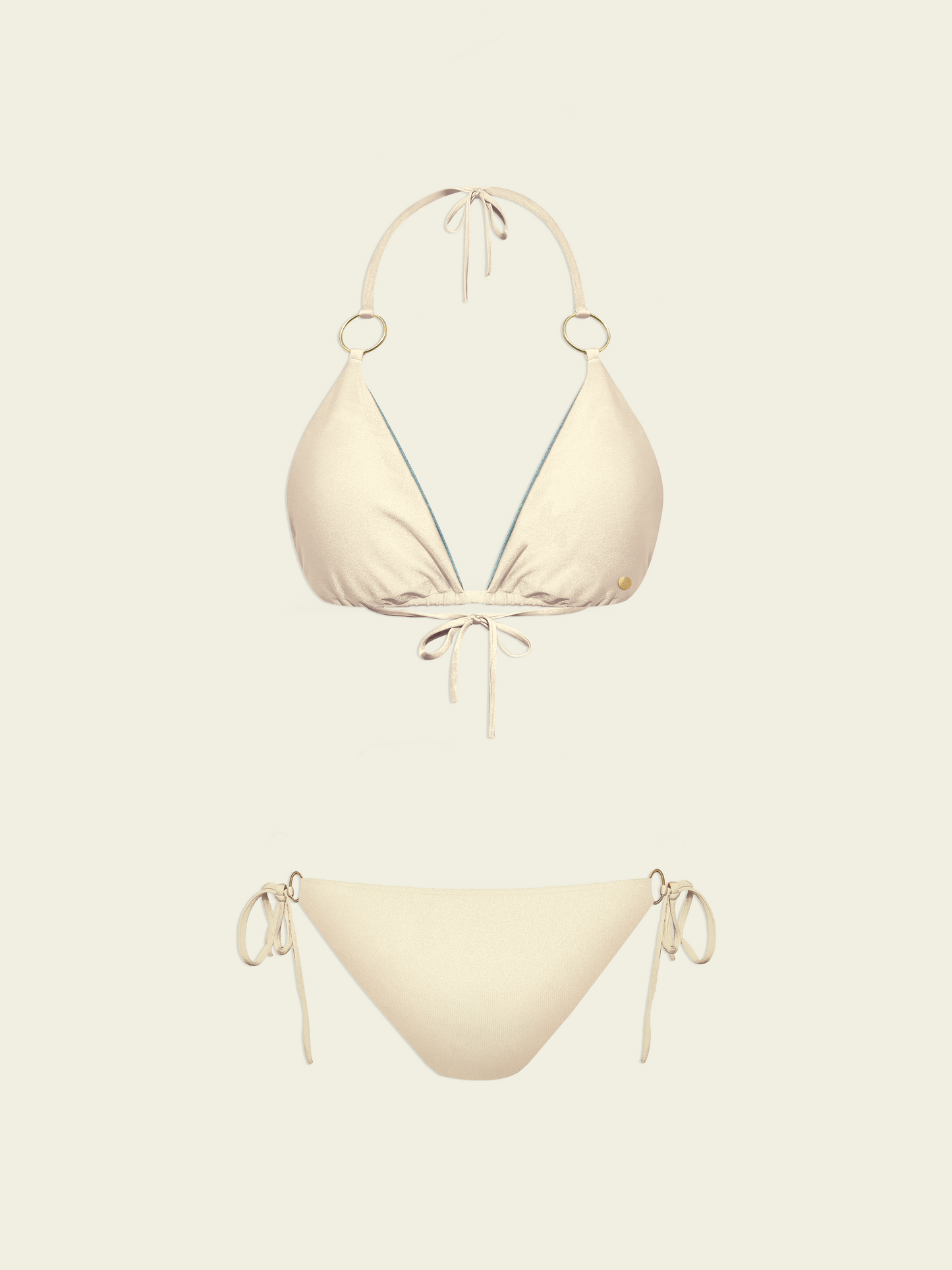 Bae and Bluff Reversible Bikini Set Sand