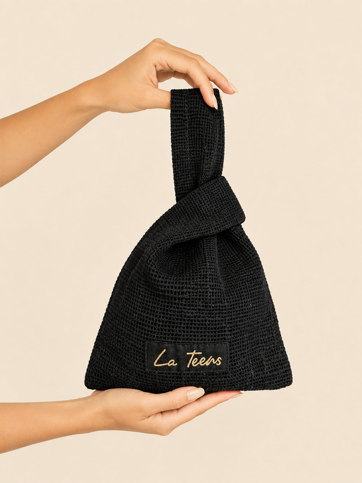 La Teens Knot Bag Black