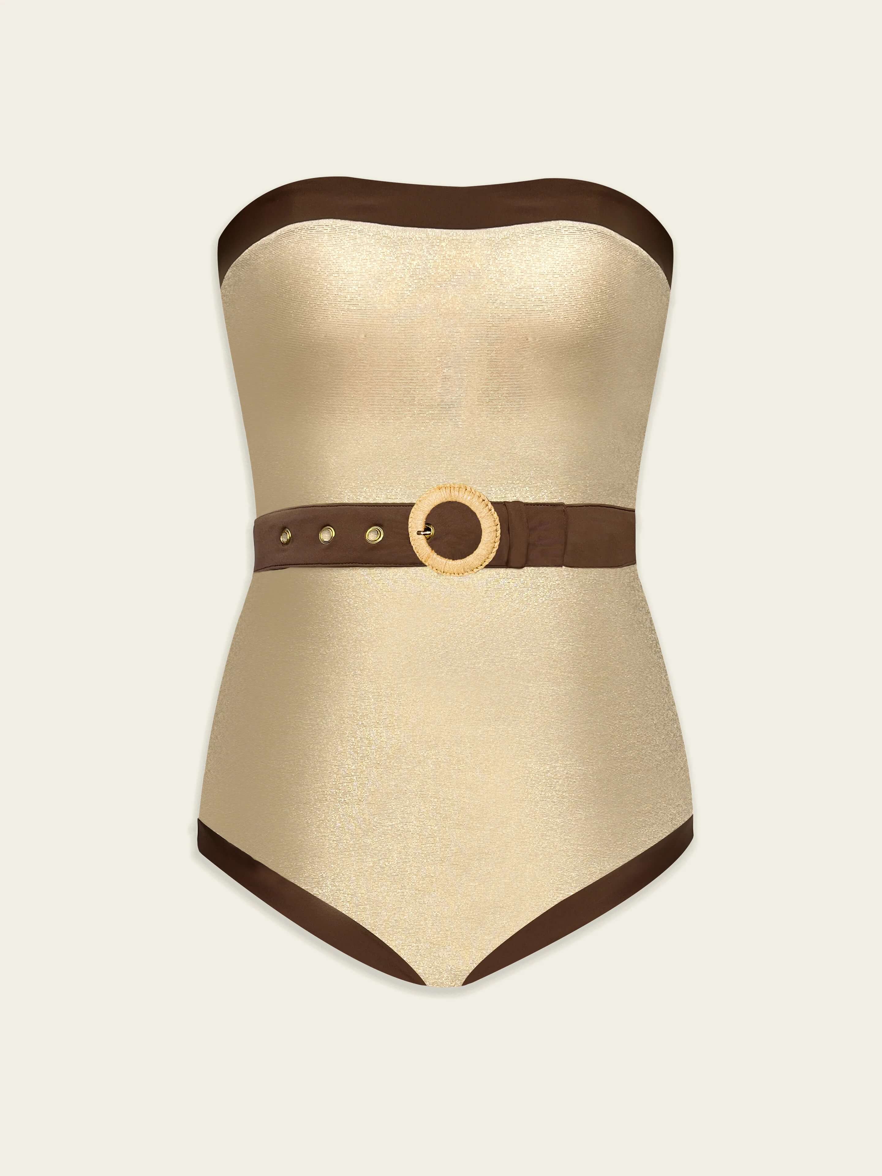 Flic En Flac Reversible Swimsuit Sand