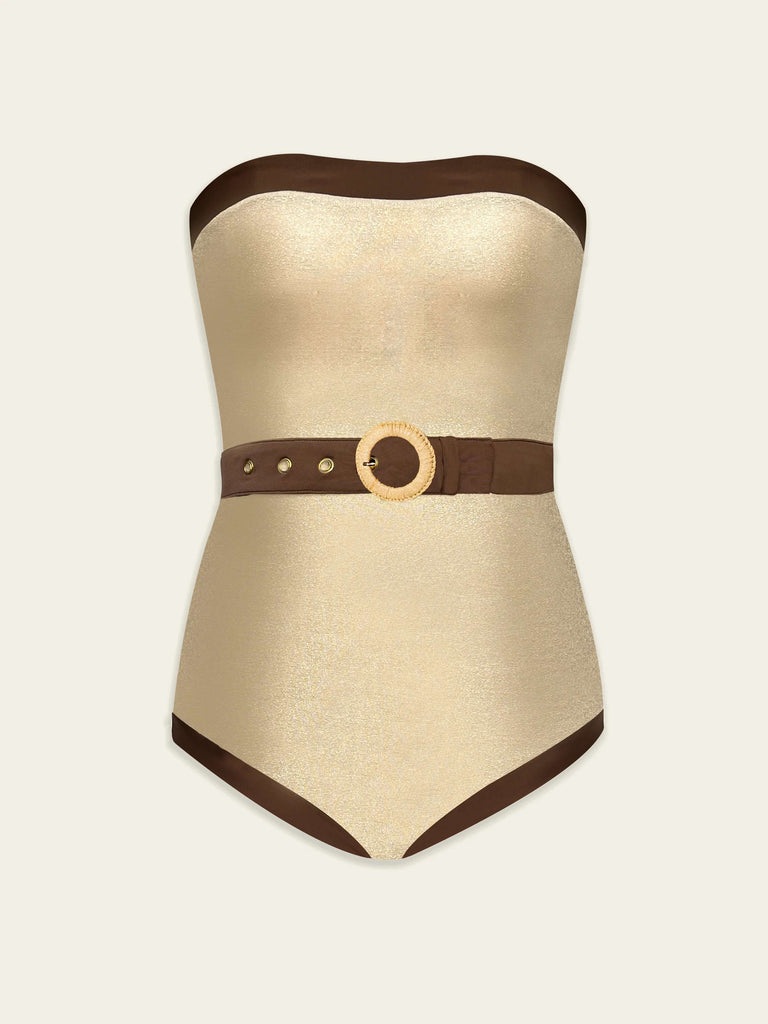 Flic En Flac Reversible Swimsuit Sand