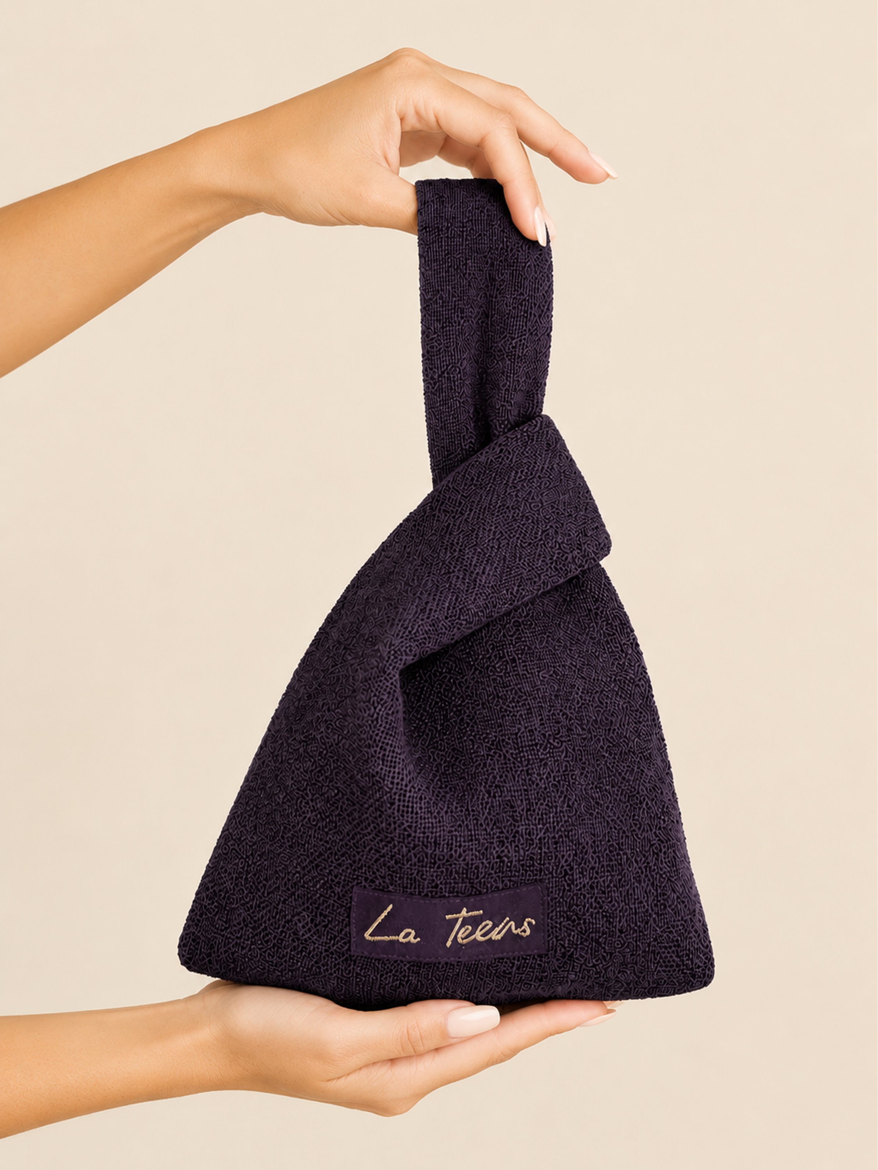 La Teens Knot Bag Purple