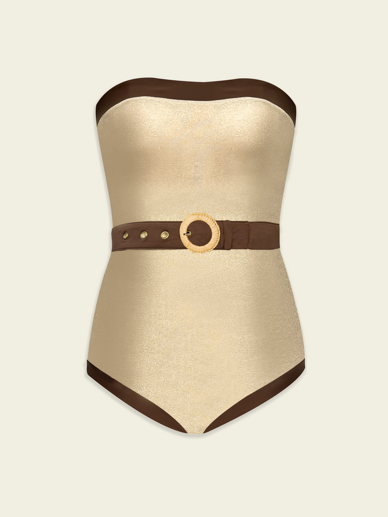 Flic En Flac Reversible Swimsuit Sand