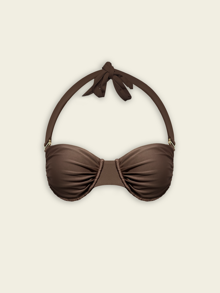 Espresso Bikini Top