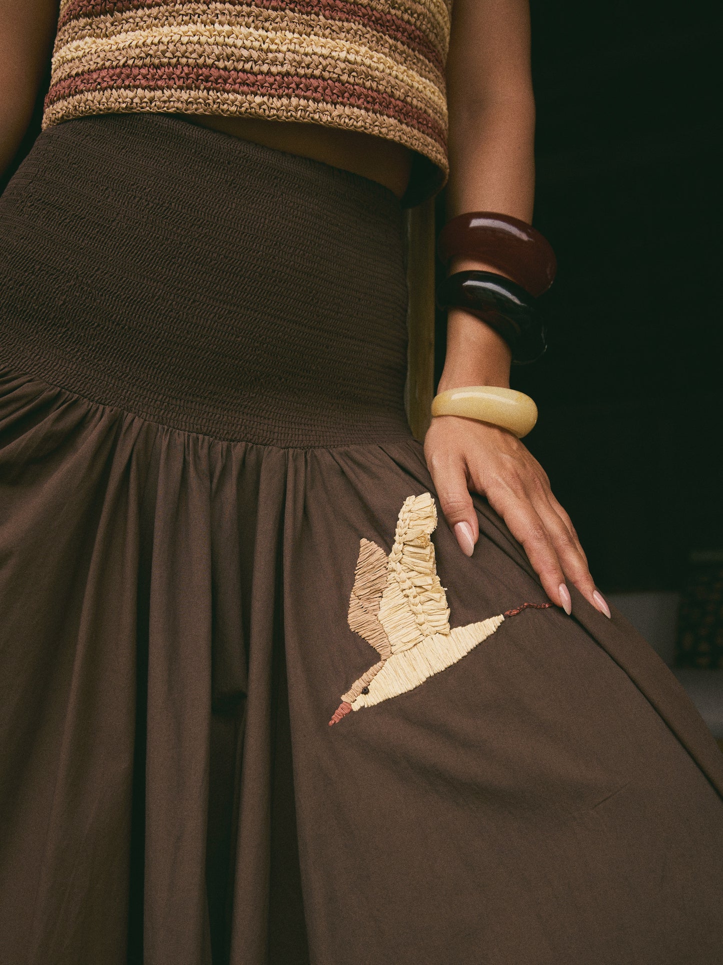 Little birdie Raffia Set