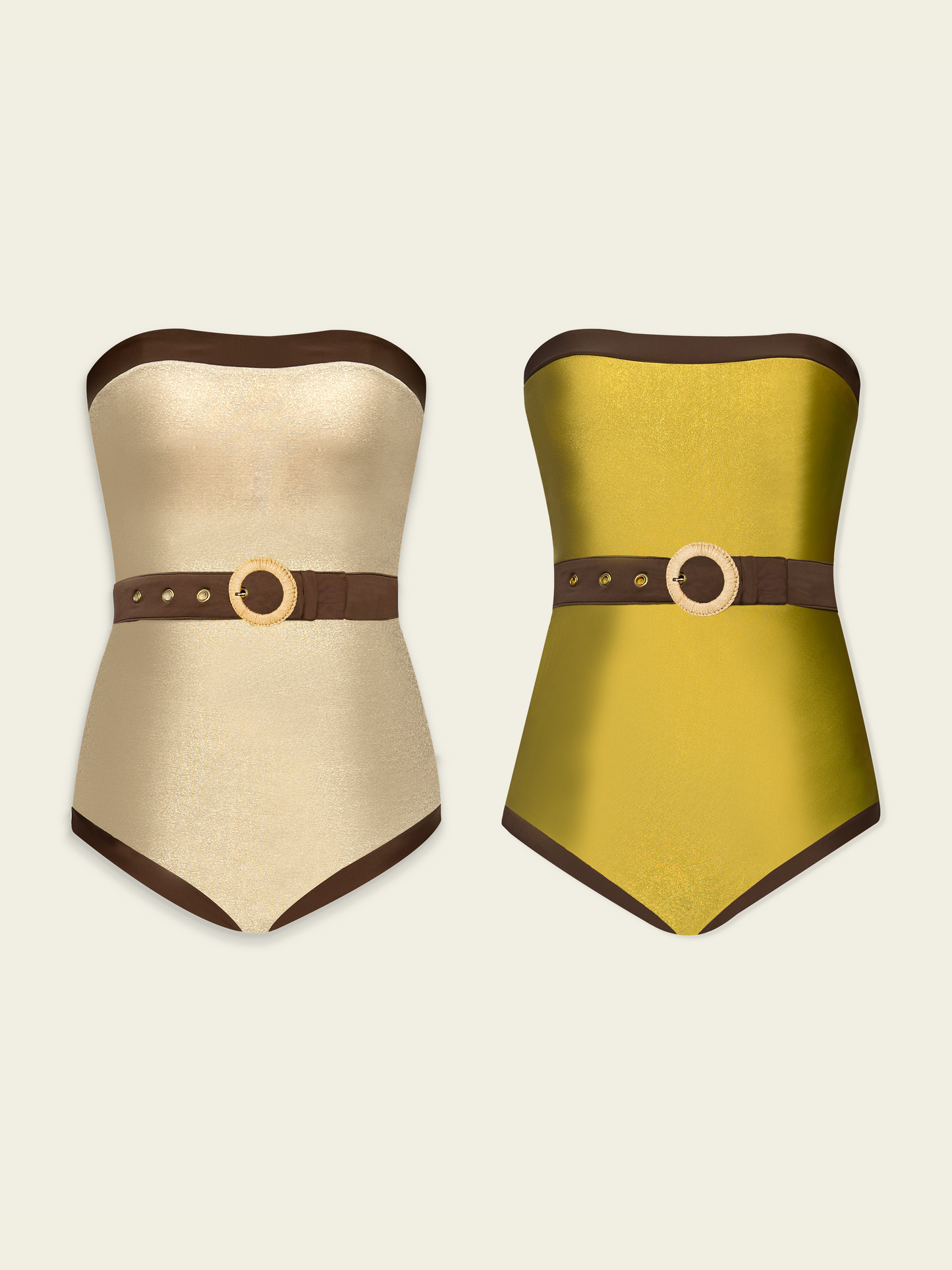 Flic En Flac Reversible Swimsuit Green
